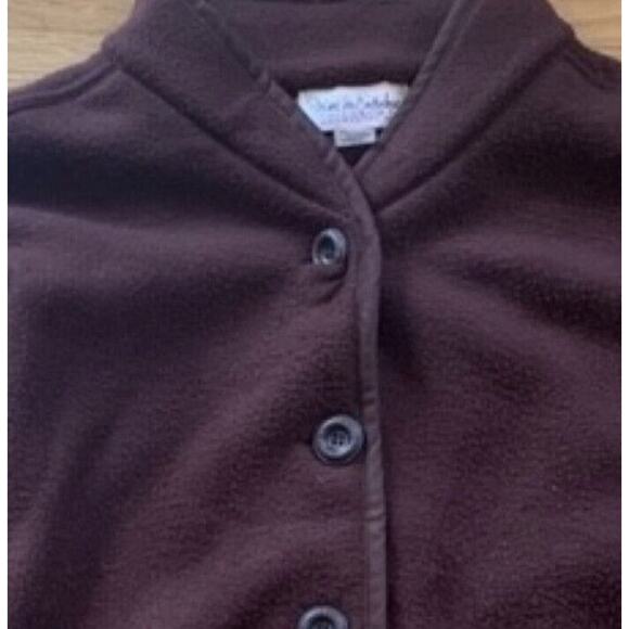 Diane Von Furstenberg Vintage Brown Felt Oversized‎ Sweater Jacket Sz M/L - Picture 4 of 9